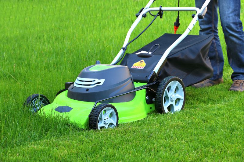 Lawn Equipment in Use